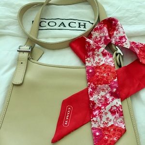 NWOT Coach Crossbody Tan/Cream